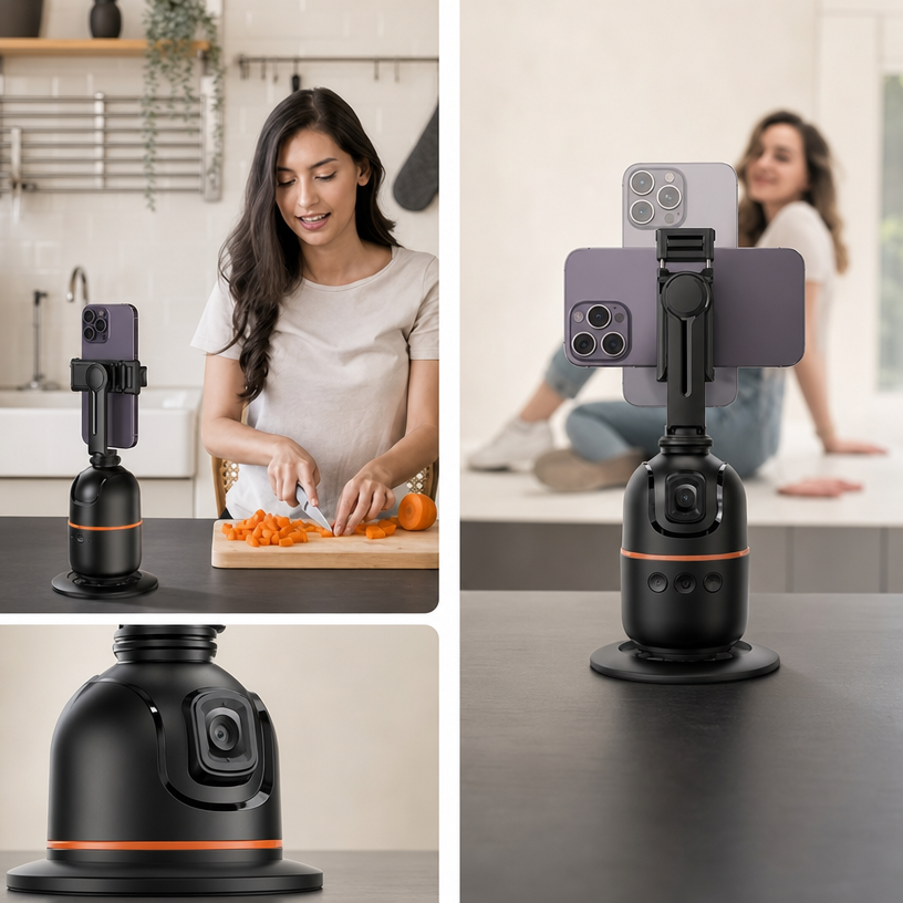 Keeptron P03 en cuisine et en tournage, deux configurations